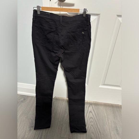 Rag & Bone The Legging Skinny Stretch Jeans in Dark Eggplant - Picture 3 of 7